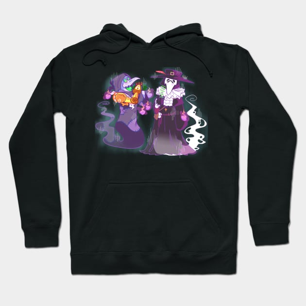 Plague Buddies by Just.Ghost.Things Hoodie by BowlerHatProductions